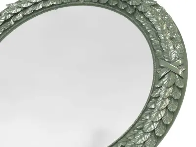 Richard Taylor designs BAY LEAF MIRROR CIRCULAR 3D model