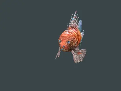 lion fish 3D model
