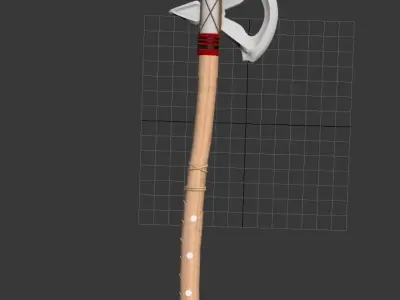 tomahawk assassins creed 3D model