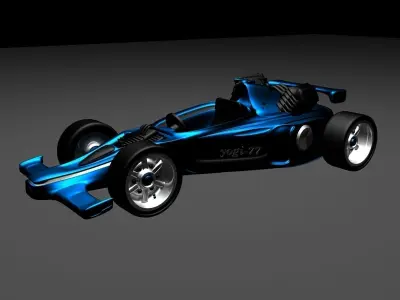 f1 car Free low-poly 3D model