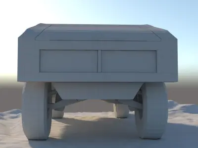 military police Low Poly 3D model