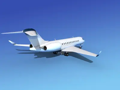 Global Express XRS V05 3D model