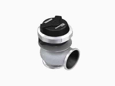 Turbosmart Pro-Gate50 wastegate Low-poly 3D model