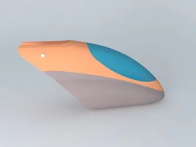 Helicopter cabin Free 3D model