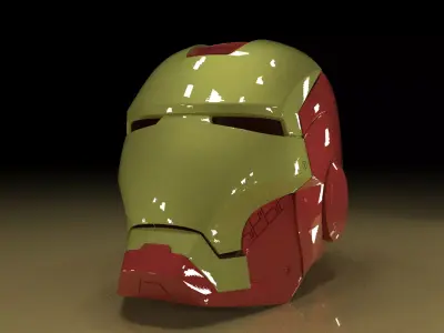 Iron Man Helmet STL 3D Print file  3D print model
