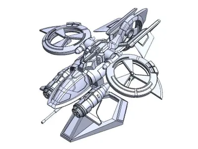Banshees RE-Design StarCraft2 3D print model