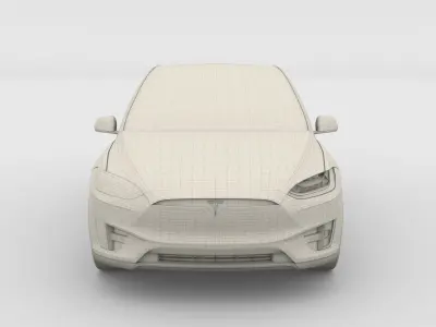 Tesla Pack Semi Roadster Model S X 3 3D model