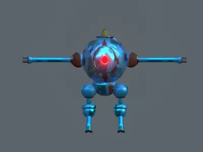 Simple robot 3D model purchase