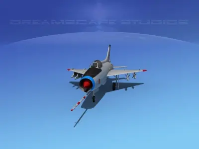 MIG-21 Fishbed V13 3D model