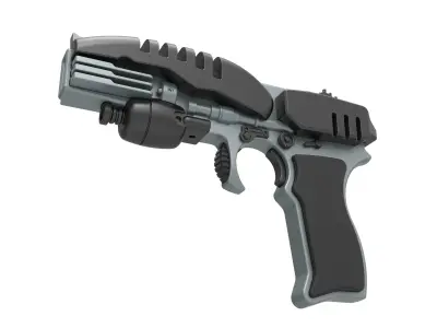 Phaser pistol EM-33 from Star Trek Enterprise 3D model