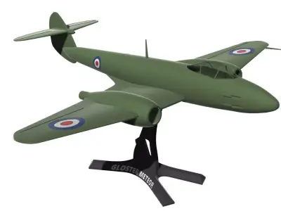 Gloster Meteor 3D print model