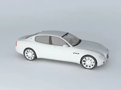 Maserati Quattroporte V 2005 Free 3D model