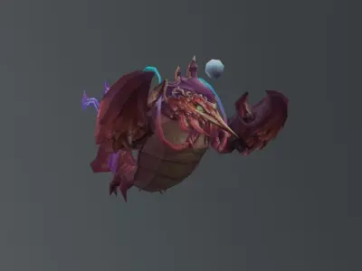 Lobster Fantasy Monster Low Poly Low-poly 3D model