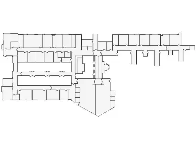 Commercial Interior Sketch - 11001-14000 SF - Xactimate 3D model