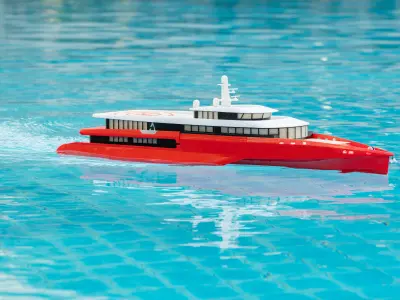 RC Jet Superyacht 3D print model