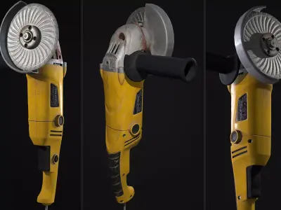 Grinder fish Low-poly 3D model