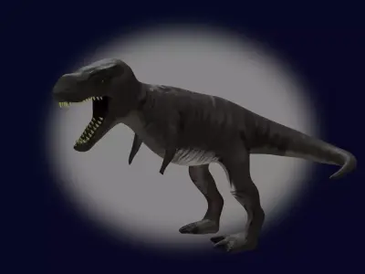 Low poly  tyrannosaurus rex 4k Low-poly 3D model