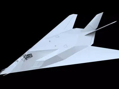 Lockheed F-117A Nighthawk Free low-poly 3D model