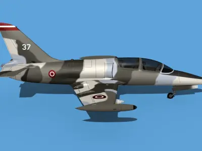 Aero Vodochody L-39C Albatross Latvia 3D model