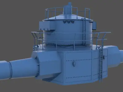 Yamato 10m rangefinder - Commercial license - 1-100 scale 3D print model