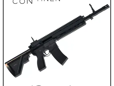 IC416A5 ar - rifle 3D model