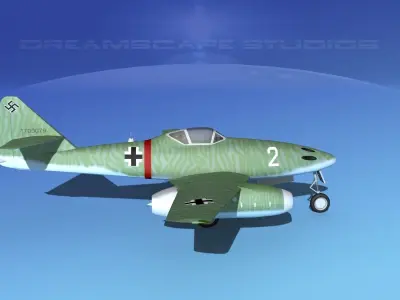 Messerschmitt ME-262A1 Swallow V05 3D model