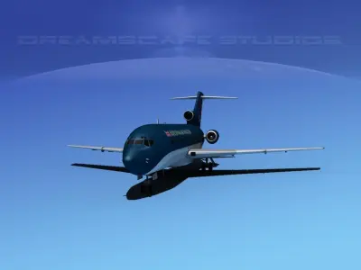 Boeing 727-100 Scotsman 3D model