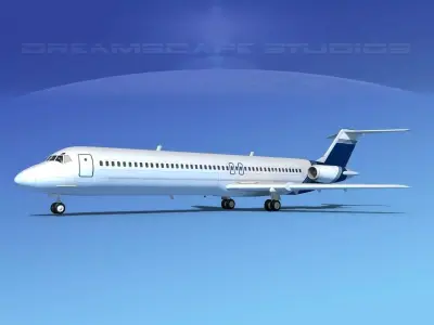 Douglas DC-9-50 Executive 1 3D model