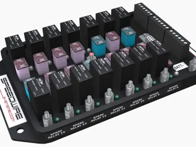 Speedwire relay controllers bundle Low-poly 3D model