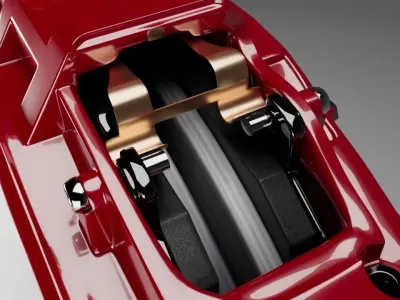 Disk brake Free 3D model