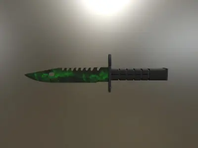 knife m9 bayonet 3D model Low-poly 3D model