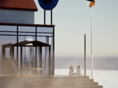 sea house model  3D model