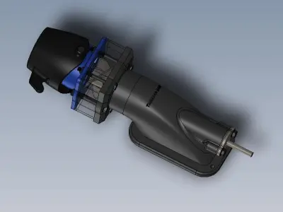 Water Jet Propulsion Turbo Unit Tsurayaa raize 3d print model 3D print model