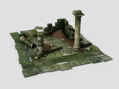 Ancient ruins 3D model