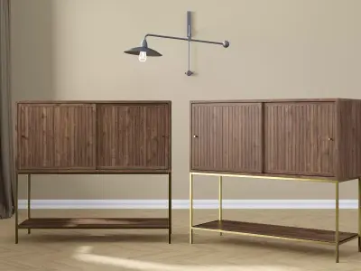 Bar Cabinet Free 3D model