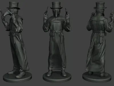Hans Plague Doctor PDS005 3D print model