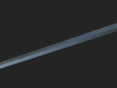Jian Blade Low-poly 3D model