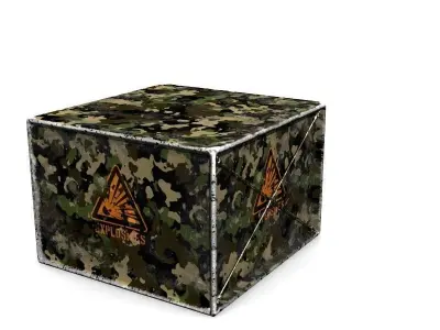 Military Explosive Container 3D model