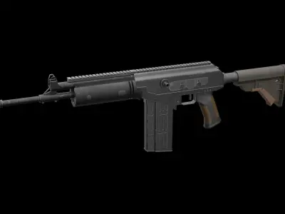 Galil Ace Low-poly 3D model