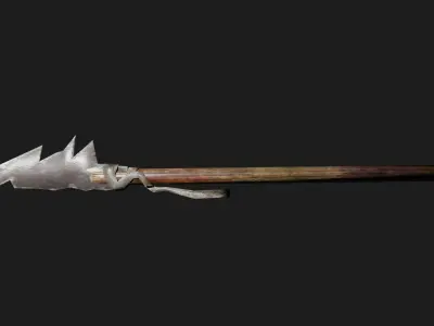 Makeshift Spear Low-poly 3D model