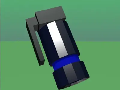 FBG7 flash Grenade Free low-poly 3D model