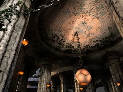 Altar of old God Ga Aga Free low-poly 3D model