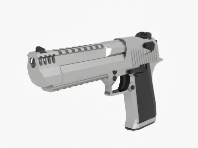 Desert eagle Low-poly Low-poly 3D model