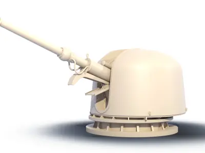 OTO Melara 76 mm 3D print model