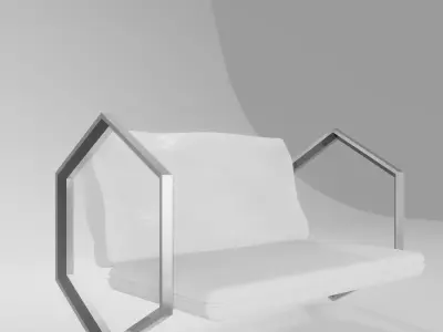 3D luxurious furniture Free low-poly 3D model