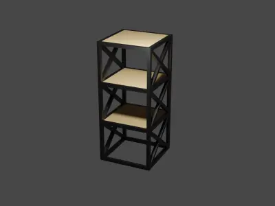 Small furniture pack Free low-poly 3D model