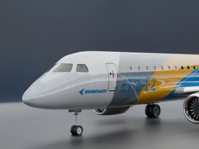 Embraer E175 Home Livery 3D model