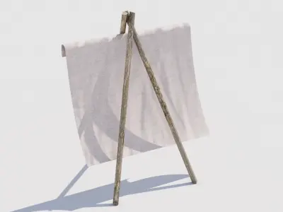 Tent 04 Low-poly 3D model