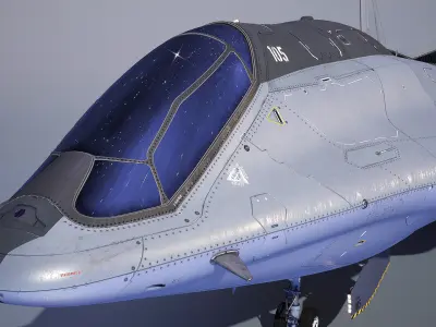 Sci-fi Multi-purpose Spacefighter 3D model