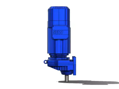 Motorredutor SEW RX87DRN132ME2BE11 Gearmotor 3D model
